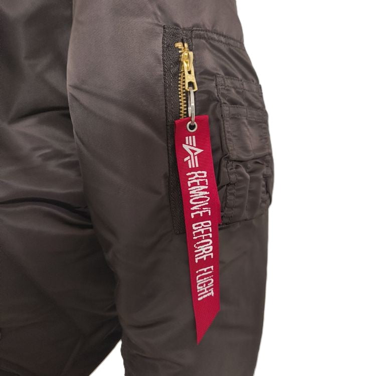 Alpha Industries Bomber Jacke Braun