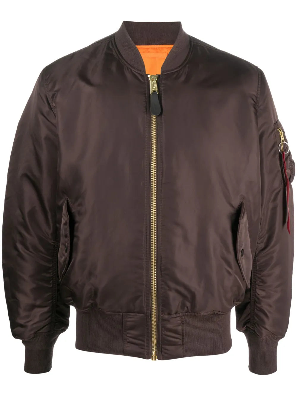 Alpha Industries Bomber Jacke Braun