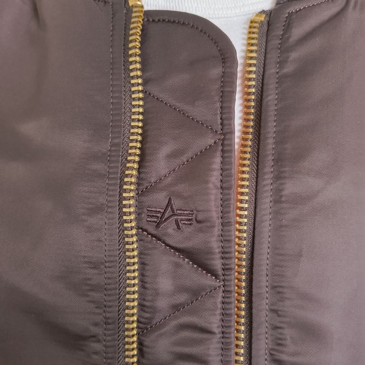 Alpha Industries Bomber Jacke Braun