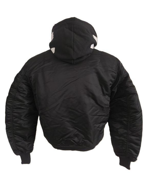 Alpha Industries Herren Winterjacke Schwarz mit Kapuze