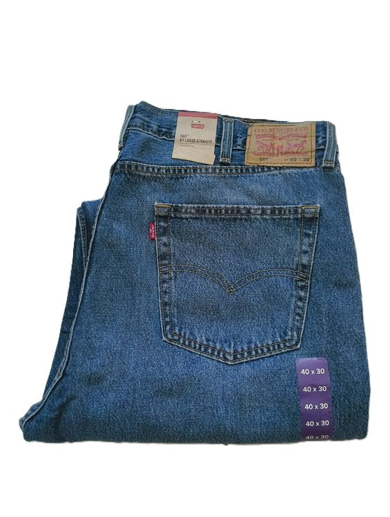 Levi's 565 Loose straight Jeans med indigo Herren